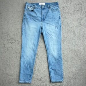 Calvin Klein Jeans Light Blue High Rise Skinny Ankle Jeans